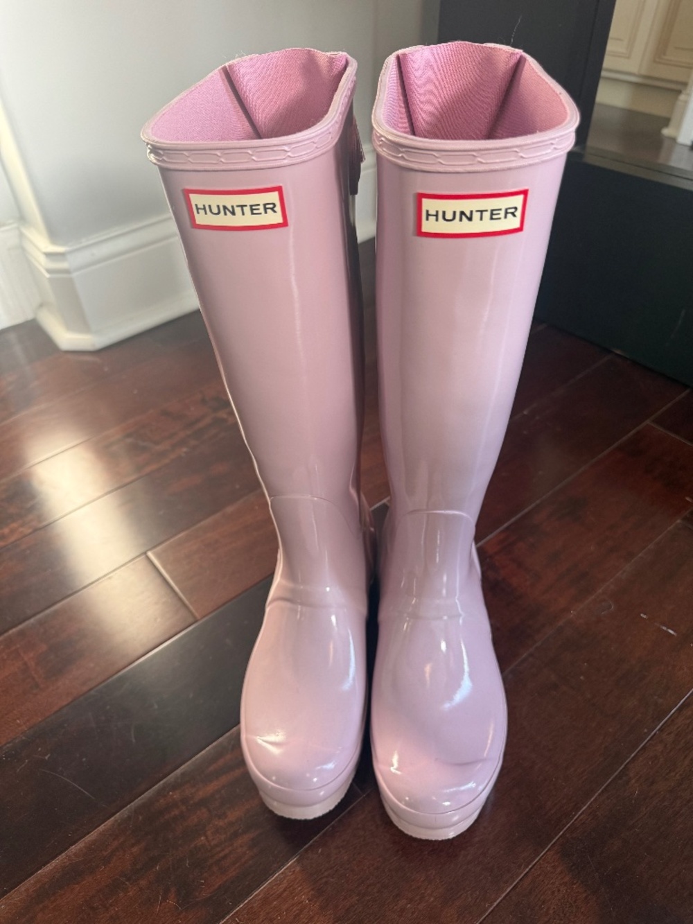 Refined Tall Gloss Waterproof Rain Boot (Women) Hunter Women